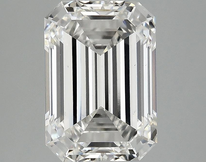 3.06 Carat Emerald Shaped Ideal Cut VS1 IGI Certified Lab Grown Diamond