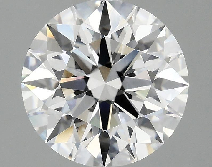 3.08 Carat Round Shaped Ideal Cut VVS2 IGI Certified Lab Grown Diamond