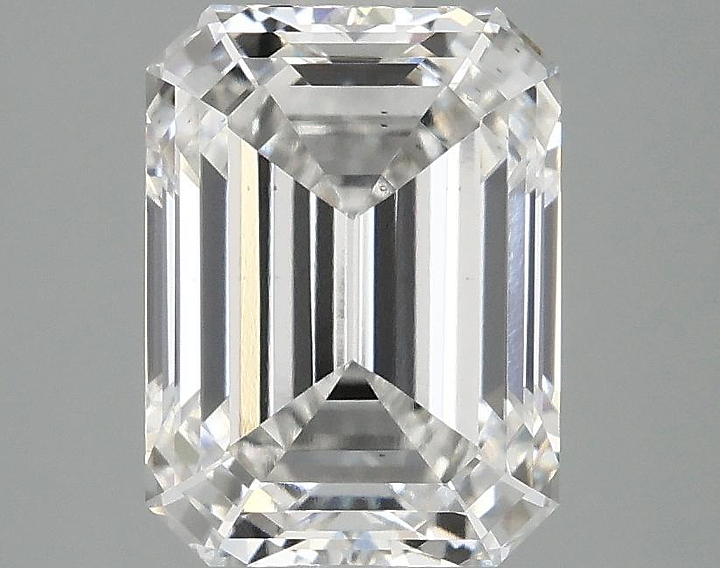 3.09 Carat Emerald Shaped Excellent Cut VS2 IGI Certified Lab Grown Diamond