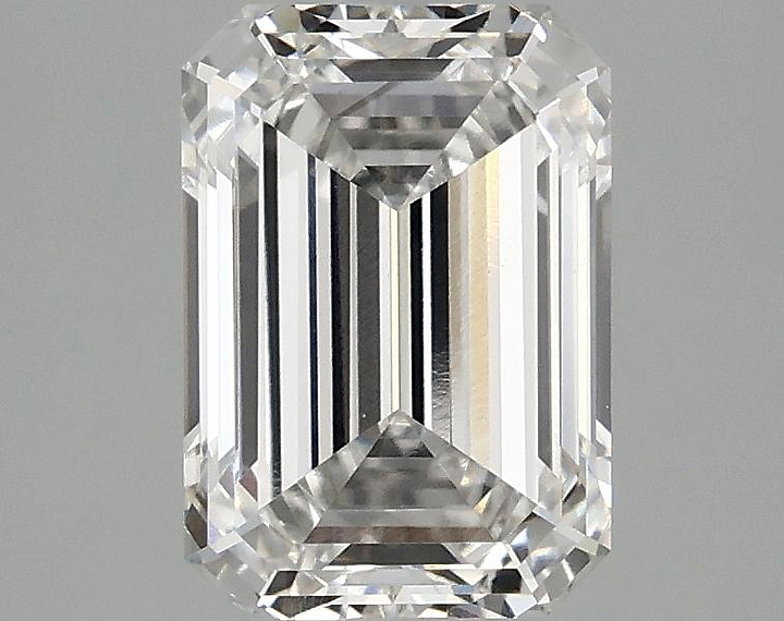 2.1 Carat Emerald Shaped Ideal Cut VS1 IGI Certified Lab Grown Diamond