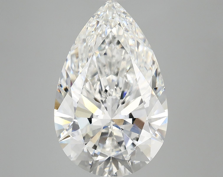 5.91 Carat Pear Shaped Ideal Cut VS1 IGI Certified Lab Grown Diamond