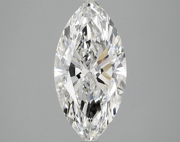 2.04 Carat Marquise Shaped Ideal Cut VVS2 IGI Certified Lab Grown Diamond