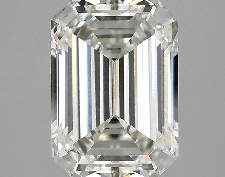 2.54 Carat Emerald Shaped Ideal Cut VS1 IGI Certified Lab Grown Diamond