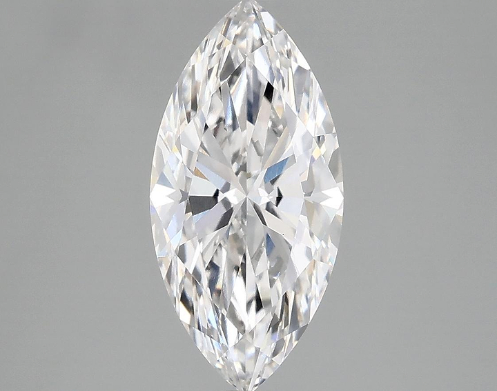 2.1 Carat Marquise Shaped Excellent Cut VVS2 IGI Certified Lab Grown Diamond