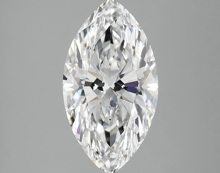 2.59 Carat Marquise Shaped Excellent Cut VS2 IGI Certified Lab Grown Diamond