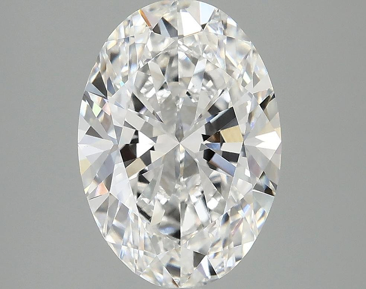 3.09 Carat Oval Shaped Ideal Cut VVS2 IGI Certified Lab Grown Diamond