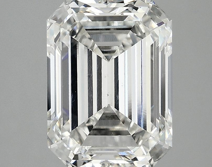 3.08 Carat Emerald Shaped Excellent Cut VS1 IGI Certified Lab Grown Diamond