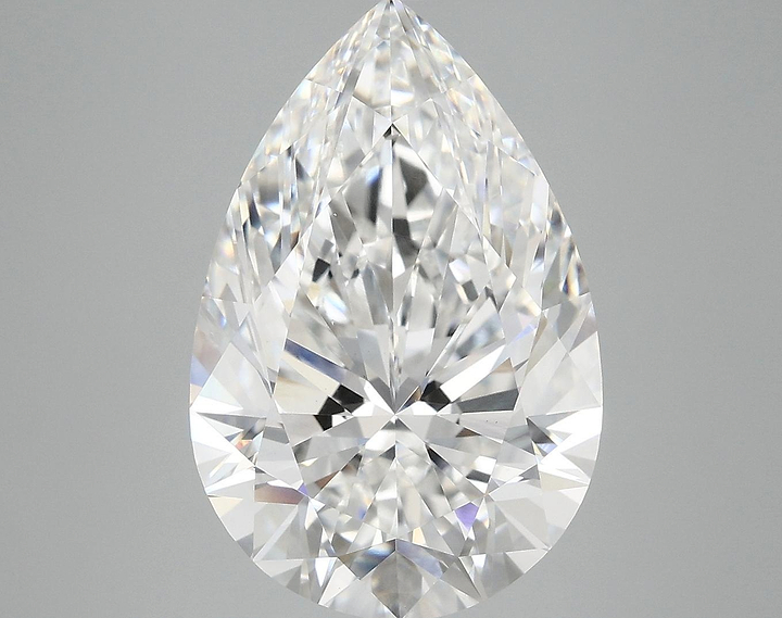 6.98 Carat Pear Shaped Excellent Cut VVS2 IGI Certified Lab Grown Diamond
