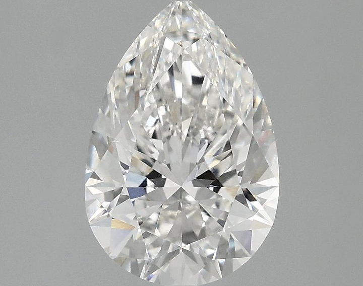 2.08 Carat Pear Shaped Excellent Cut VS1 IGI Certified Lab Grown Diamond
