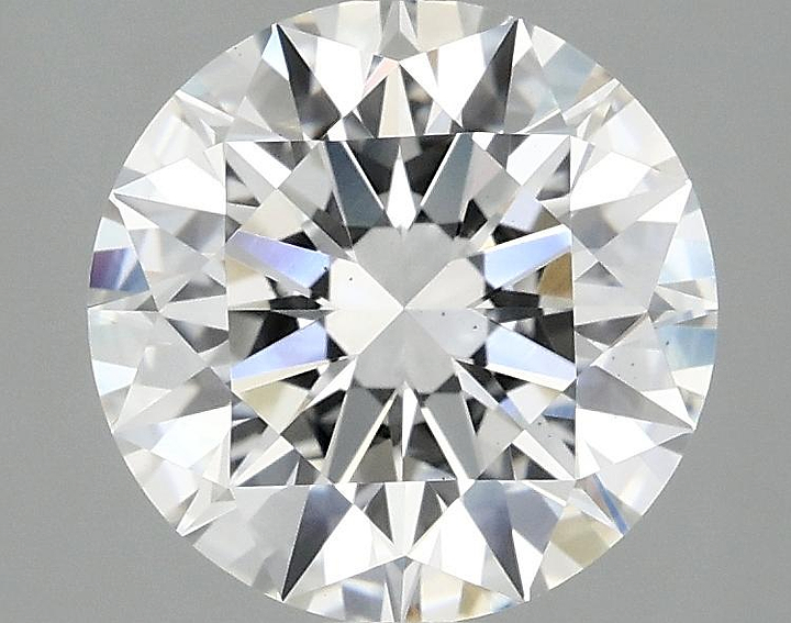 2.58 Carat Round Shaped Ideal Cut VS2 IGI Certified Lab Grown Diamond