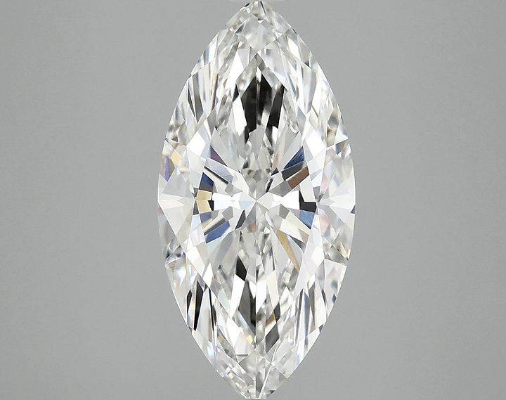 3.08 Carat Marquise Shaped Excellent Cut VVS2 IGI Certified Lab Grown Diamond
