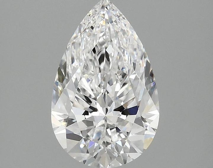 1.52 Carat Pear Shaped Ideal Cut VVS2 IGI Certified Lab Grown Diamond
