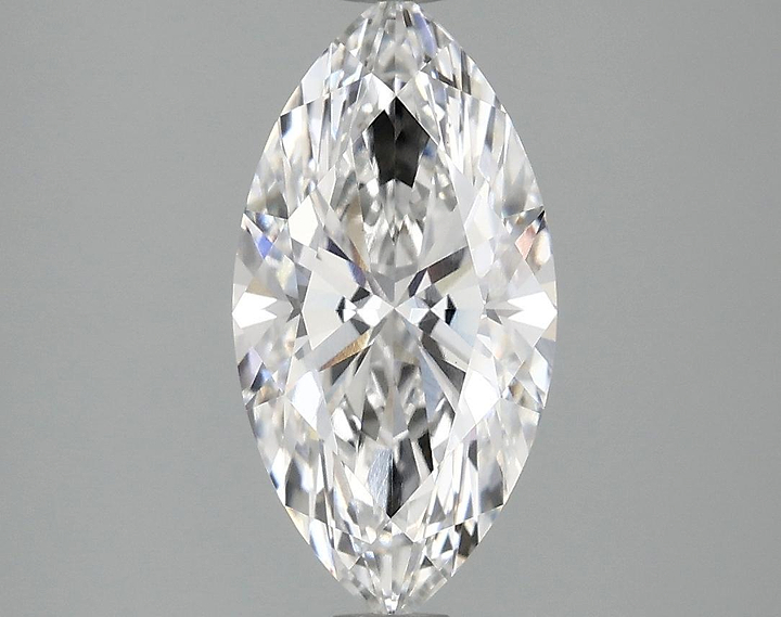 2.1 Carat Marquise Shaped Ideal Cut VVS2 IGI Certified Lab Grown Diamond