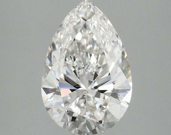 2.5 Carat Pear Shaped Excellent Cut VS1 IGI Certified Lab Grown Diamond