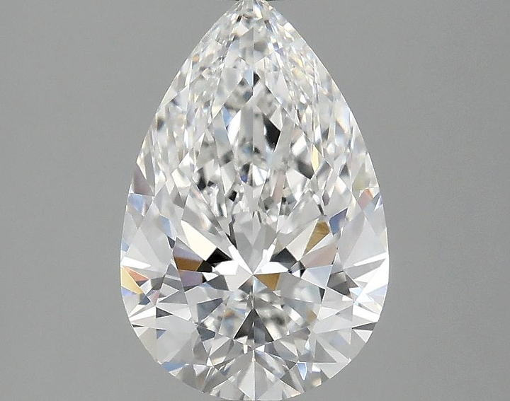 2.06 Carat Pear Shaped Excellent Cut VVS2 IGI Certified Lab Grown Diamond