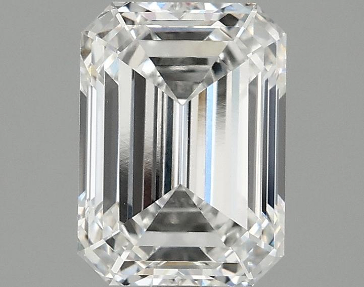 2.09 Carat Emerald Shaped Excellent Cut VVS2 IGI Certified Lab Grown Diamond