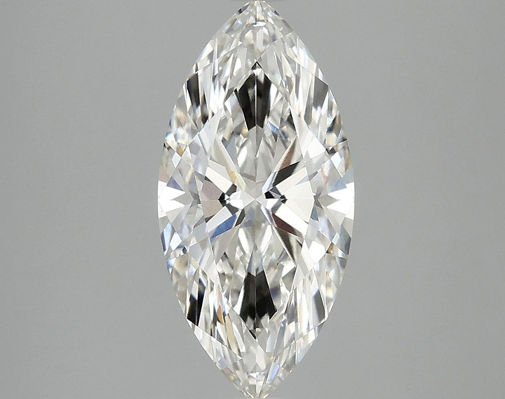 2.02 Carat Marquise Shaped Excellent Cut VVS2 IGI Certified Lab Grown Diamond