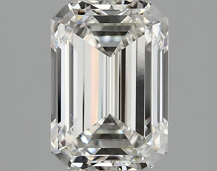 2.02 Carat Emerald Shaped Ideal Cut VVS2 IGI Certified Lab Grown Diamond