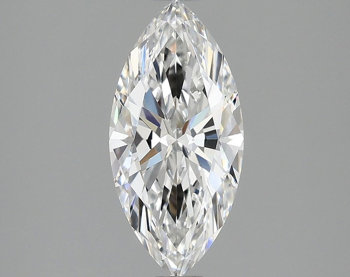 1.48 Carat Marquise Shaped Excellent Cut VVS2 IGI Certified Lab Grown Diamond