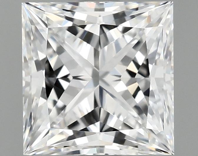 1.54 Carat Princess Shaped Ideal Cut VVS2 IGI Certified Lab Grown Diamond