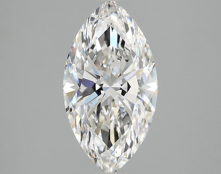 2.09 Carat Marquise Shaped Excellent Cut VVS2 IGI Certified Lab Grown Diamond