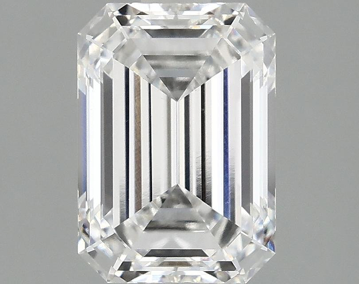 2.1 Carat Emerald Shaped Ideal Cut VS1 IGI Certified Lab Grown Diamond