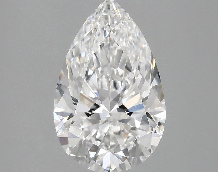 2.09 Carat Pear Shaped Ideal Cut VVS2 IGI Certified Lab Grown Diamond
