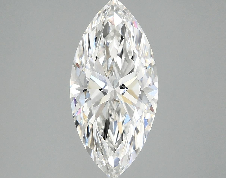 2.54 Carat Marquise Shaped Excellent Cut VVS2 IGI Certified Lab Grown Diamond