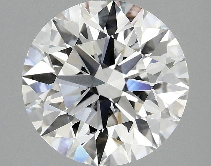 3.09 Carat Round Shaped Excellent Cut VVS2 IGI Certified Lab Grown Diamond