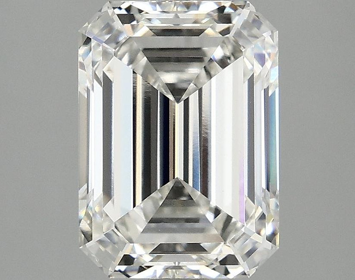3.04 Carat Emerald Shaped Excellent Cut VVS2 IGI Certified Lab Grown Diamond