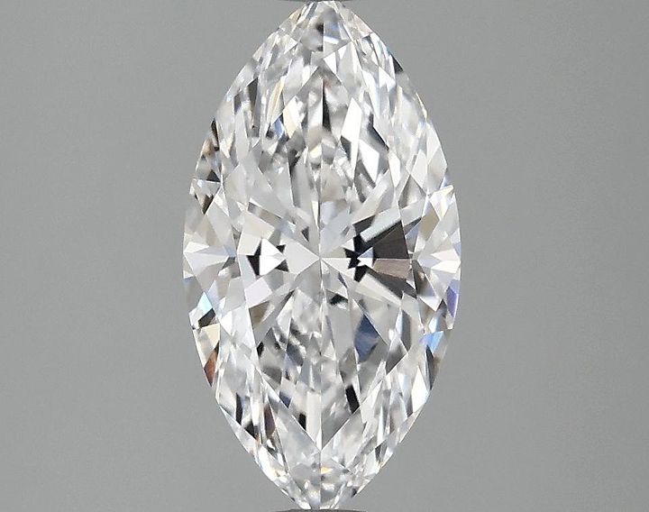 1.56 Carat Marquise Shaped Excellent Cut VS1 IGI Certified Lab Grown Diamond
