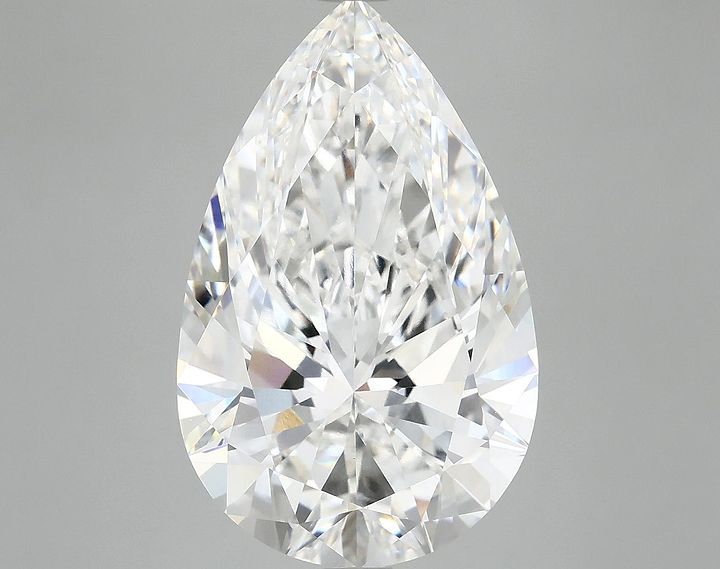 7.71 Carat Pear Shaped Ideal Cut VVS2 IGI Certified Lab Grown Diamond