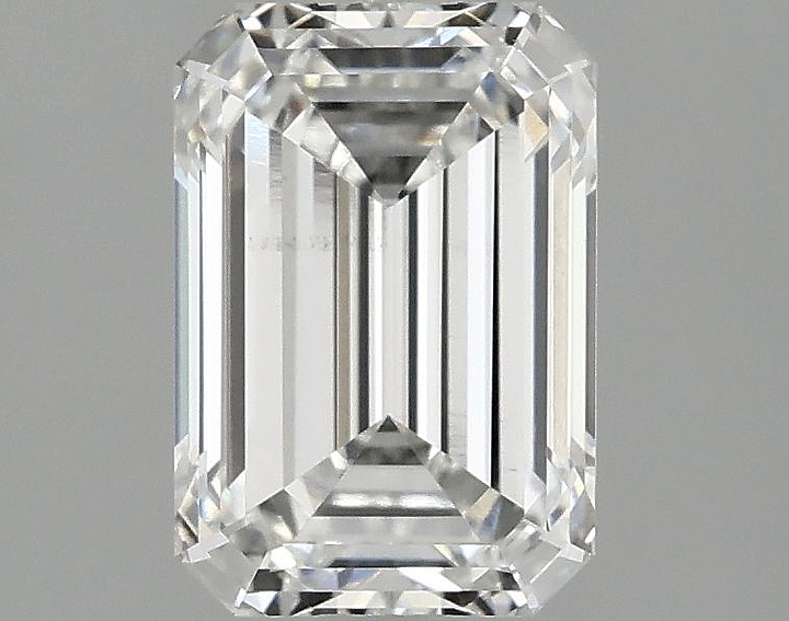 2.1 Carat Emerald Shaped Ideal Cut VS1 IGI Certified Lab Grown Diamond
