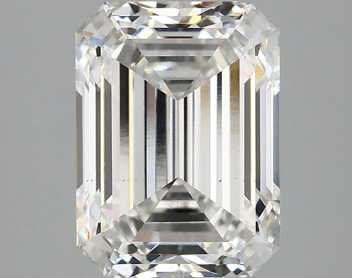 3.14 Carat Emerald Shaped Excellent Cut VS2 IGI Certified Lab Grown Diamond