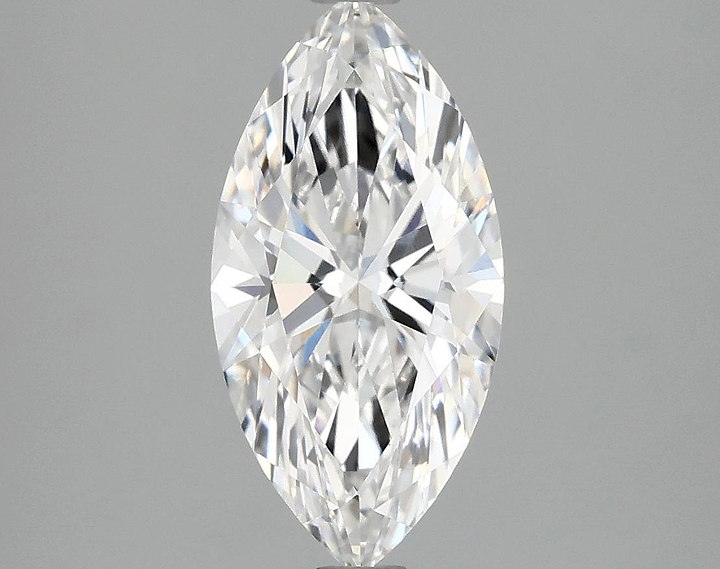 2.1 Carat Marquise Shaped Ideal Cut VVS2 IGI Certified Lab Grown Diamond