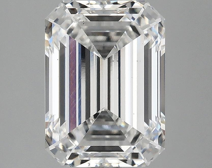 3.09 Carat Emerald Shaped Excellent Cut VS1 IGI Certified Lab Grown Diamond