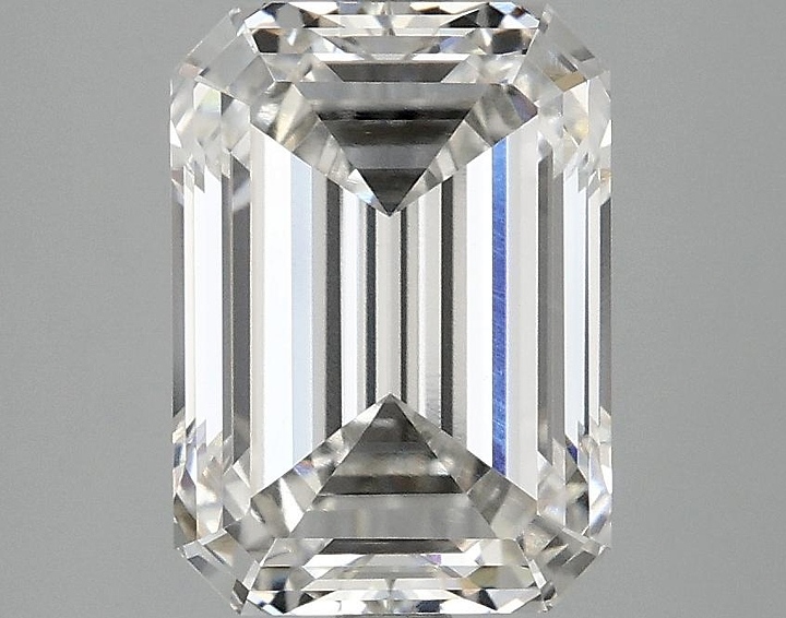 3.15 Carat Emerald Shaped Excellent Cut VVS2 IGI Certified Lab Grown Diamond