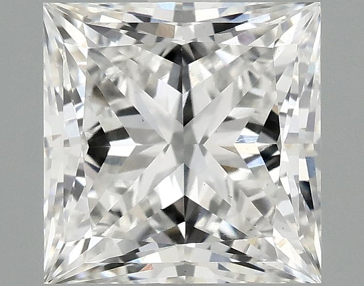 2.04 Carat Princess Shaped Ideal Cut VS1 IGI Certified Lab Grown Diamond