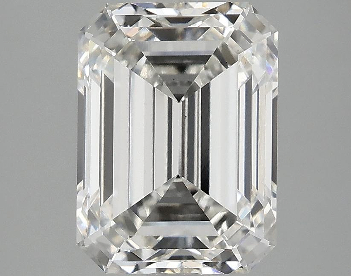 3.08 Carat Emerald Shaped Excellent Cut VS2 IGI Certified Lab Grown Diamond