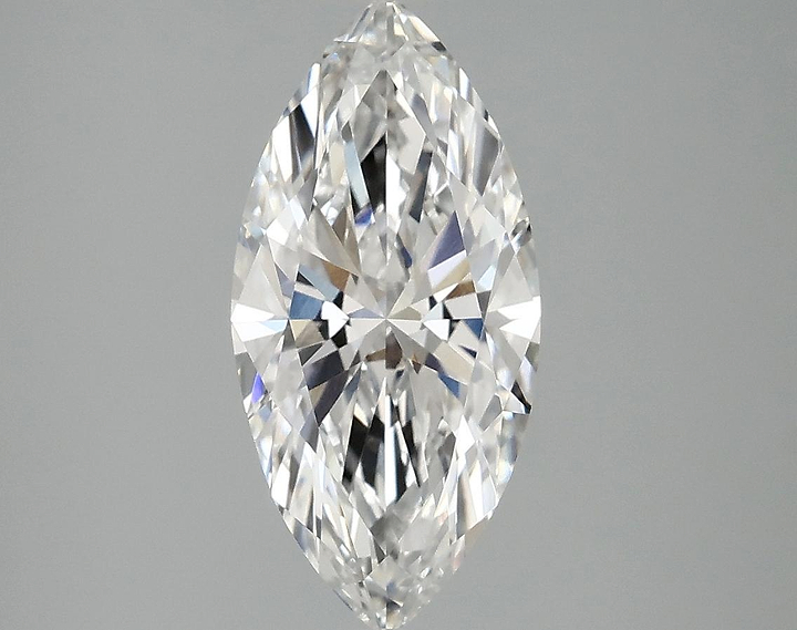2.01 Carat Marquise Shaped Excellent Cut VVS2 IGI Certified Lab Grown Diamond