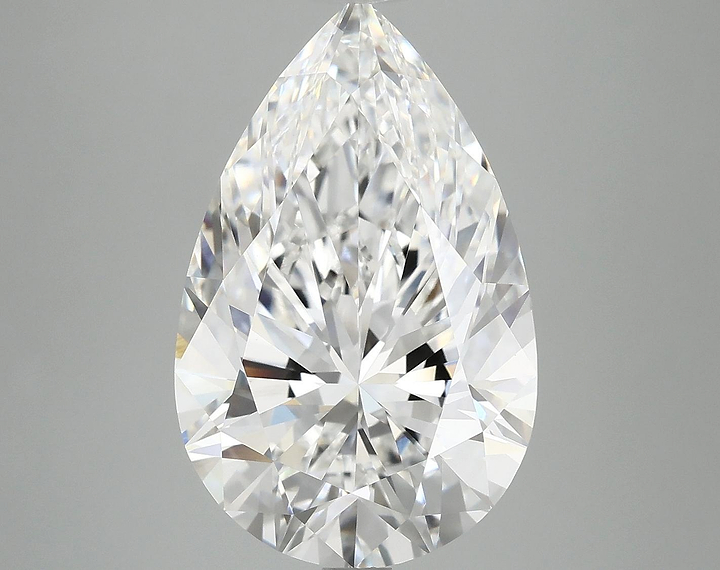 7.2 Carat Pear Shaped Ideal Cut VVS2 IGI Certified Lab Grown Diamond