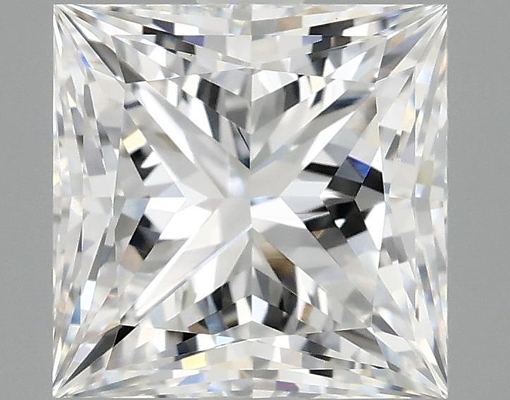 2.42 Carat Princess Shaped Ideal Cut VVS2 IGI Certified Lab Grown Diamond