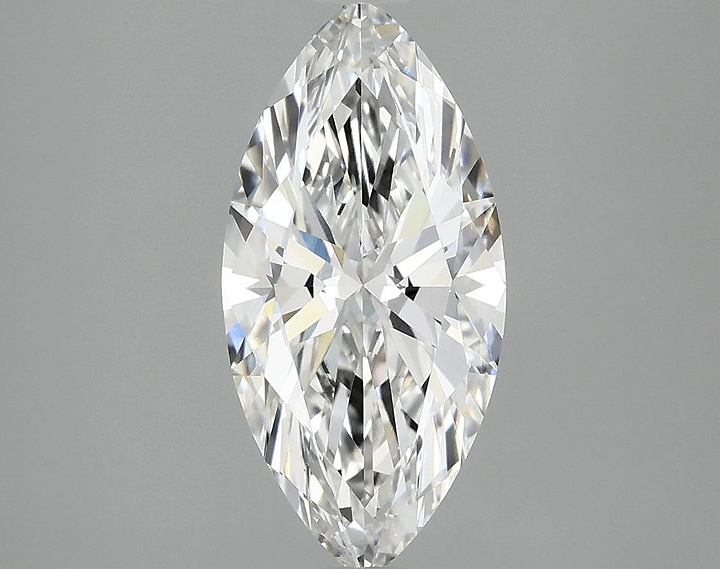 2.0 Carat Marquise Shaped Excellent Cut VVS2 IGI Certified Lab Grown Diamond