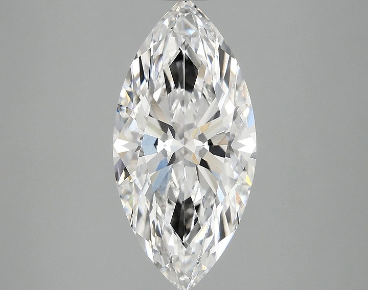 2.53 Carat Marquise Shaped Excellent Cut VS2 IGI Certified Lab Grown Diamond