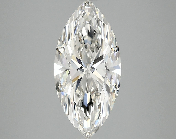 2.89 Carat Marquise Shaped Excellent Cut VVS2 IGI Certified Lab Grown Diamond