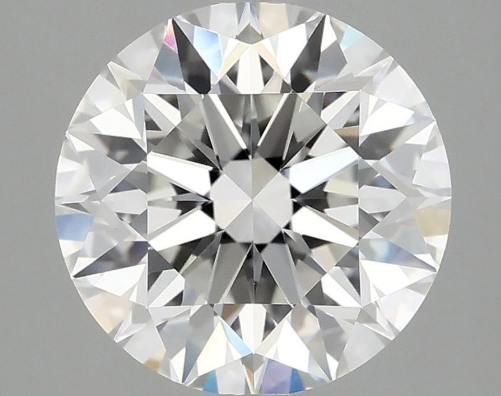 3.06 Carat Round Shaped Excellent Cut VVS2 IGI Certified Lab Grown Diamond