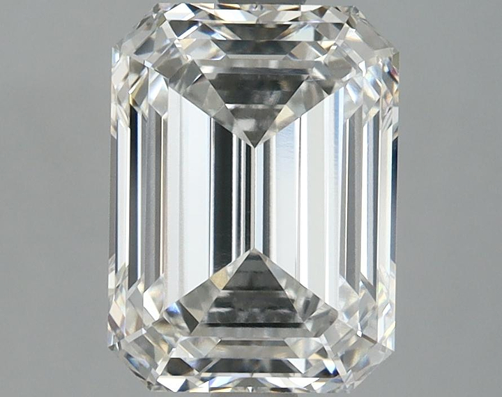 3.08 Carat Emerald Shaped Excellent Cut VVS2 IGI Certified Lab Grown Diamond