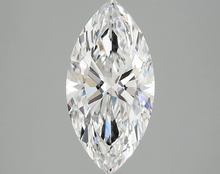 2.58 Carat Marquise Shaped Ideal Cut VVS2 IGI Certified Lab Grown Diamond