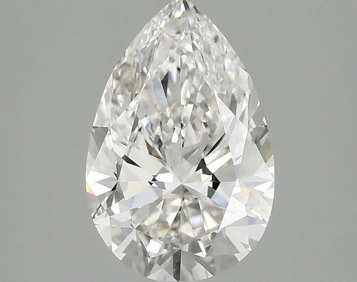 2.07 Carat Pear Shaped Excellent Cut VVS2 IGI Certified Lab Grown Diamond