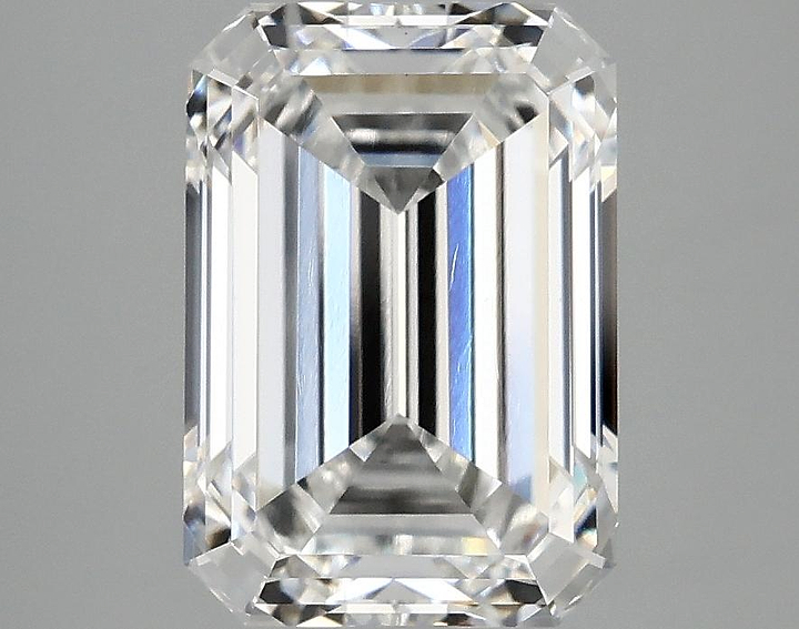 3.46 Carat Emerald Shaped Ideal Cut VVS2 IGI Certified Lab Grown Diamond